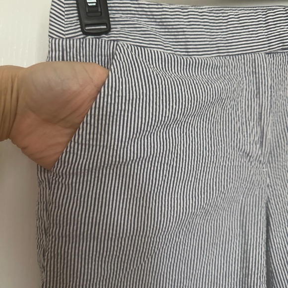 Striped Women's Bermuda Shorts - Picture 2 of 4